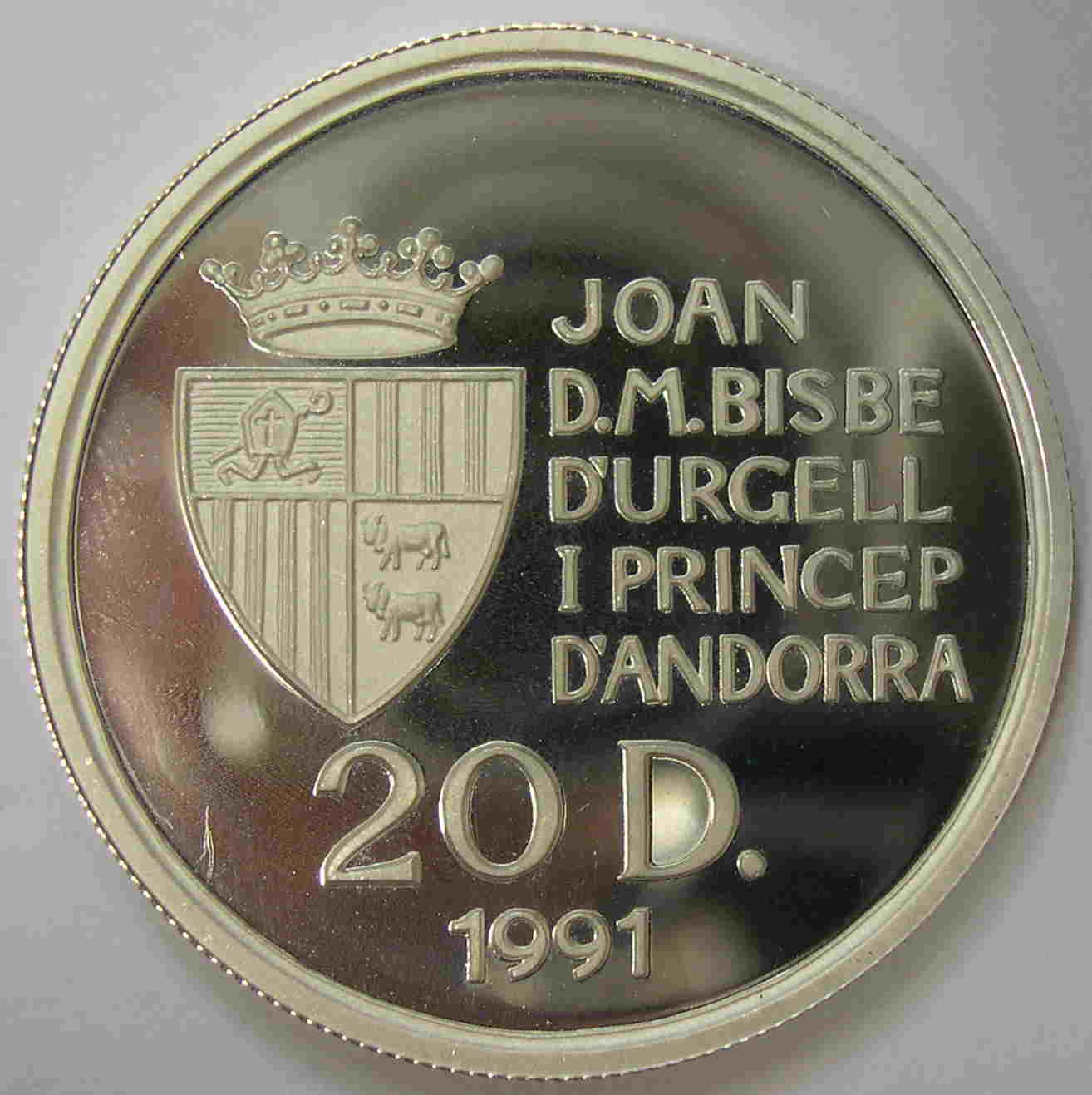 ANDORRA. 10 DINERS. 1991.