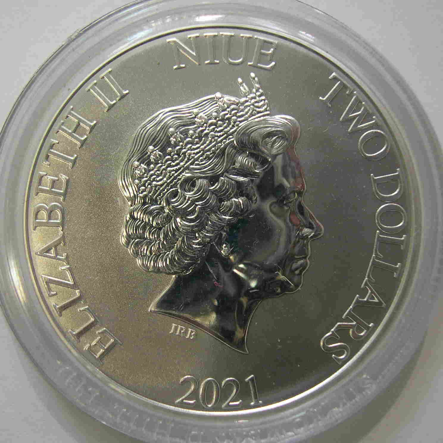 NIUE. 2 DOLARES. 2021. "STAR WARS MILLENNIUM FALCON".1 ONZA PLATA PURA